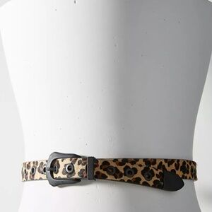 Paige Wrenn Pony Hair Leopard Belt